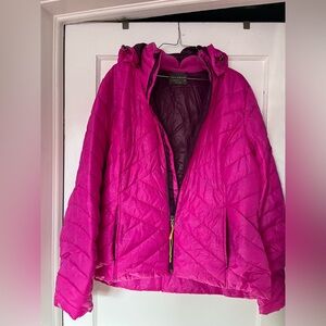 Tek Gear Magenta and Pink Quilted Jacket